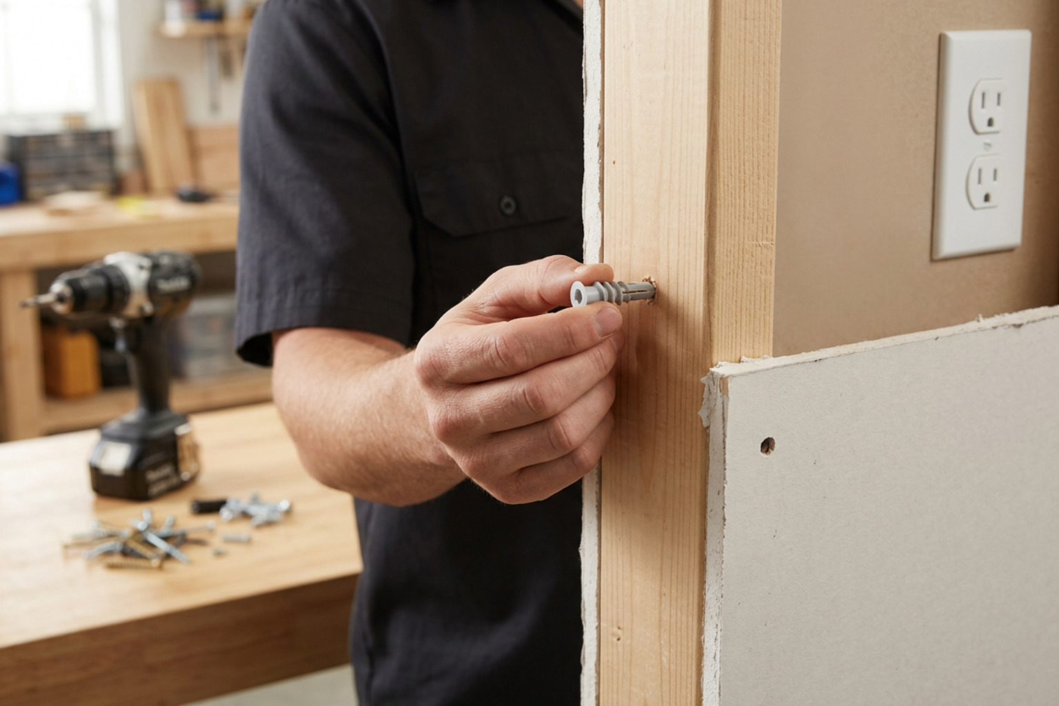 drywall anchor vs stud
